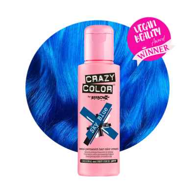 crazy Color Crema colorante semipermanente N. 59 Sky Blue - 100 ml
