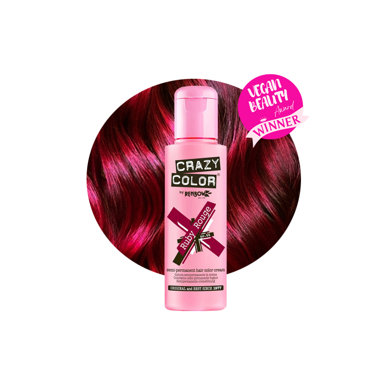 Crazy Color crema colorante semipermanente n. 66 Ruby Rouge - 100 ml