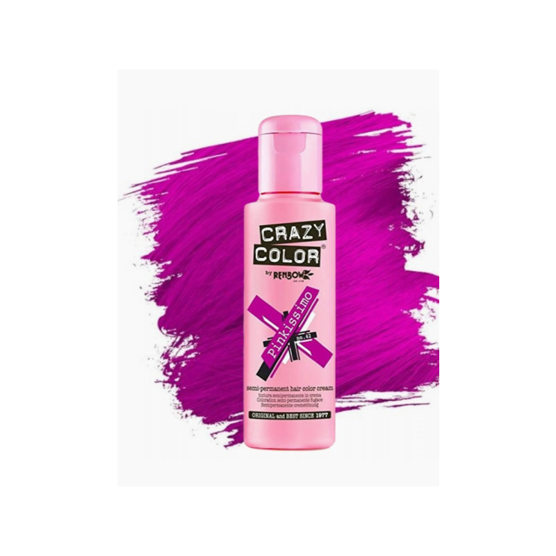 Crazy Color maschera colorante semipermanente n. 42 pinkissimo - 100 ml