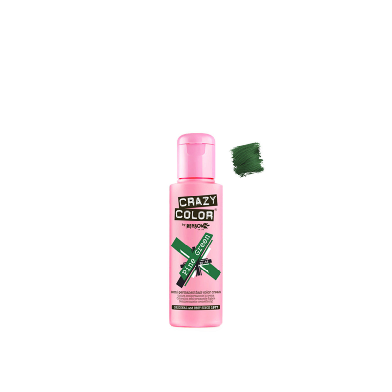 Crazy color crema colorante semipermanente n.46 verde pino - 100 ml