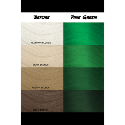 Crazy color crema colorante semipermanente n.46 verde pino - 100 ml