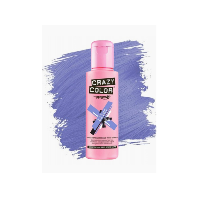 Crazy Color crema colorante semipermanente n. 55 Lilla - 100 ml