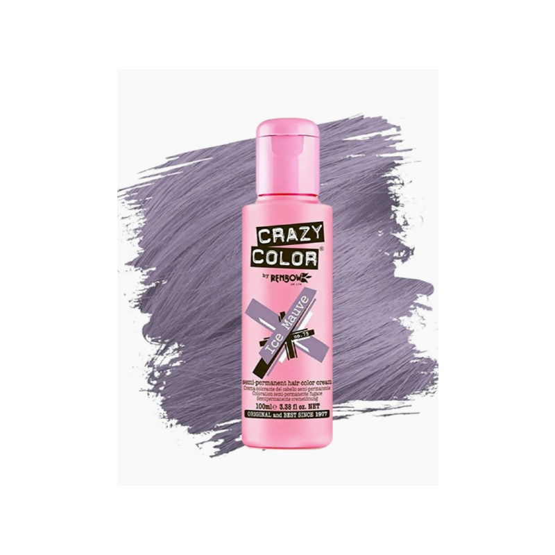 Crazy color crema colorante semipermanente n.75 ice mauve - 100 ml