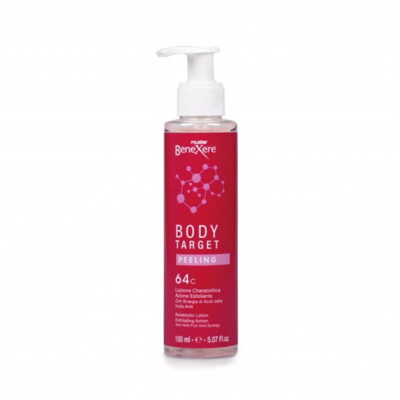 Benexere Body target peeling 64c 150ml Keratolytic lotion with aHA fruit acids