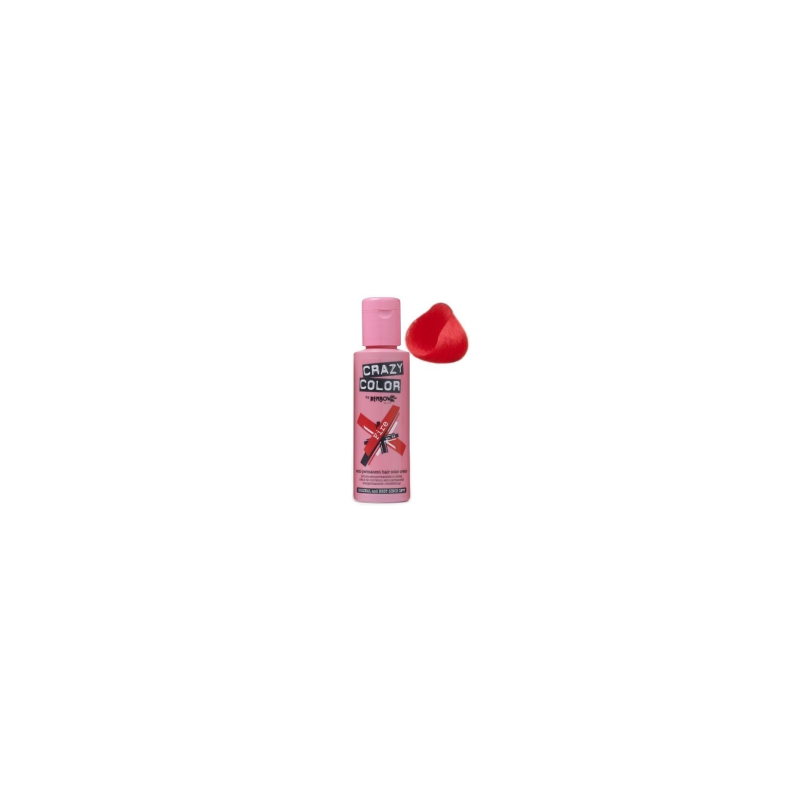 Crazy color crema colorante semipermanente n.56 fire - 100 ml