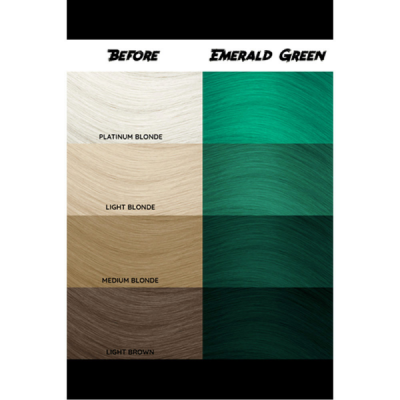 Crazy Color crema colorante semipermanente n. 53 Emerald green - 100 ml