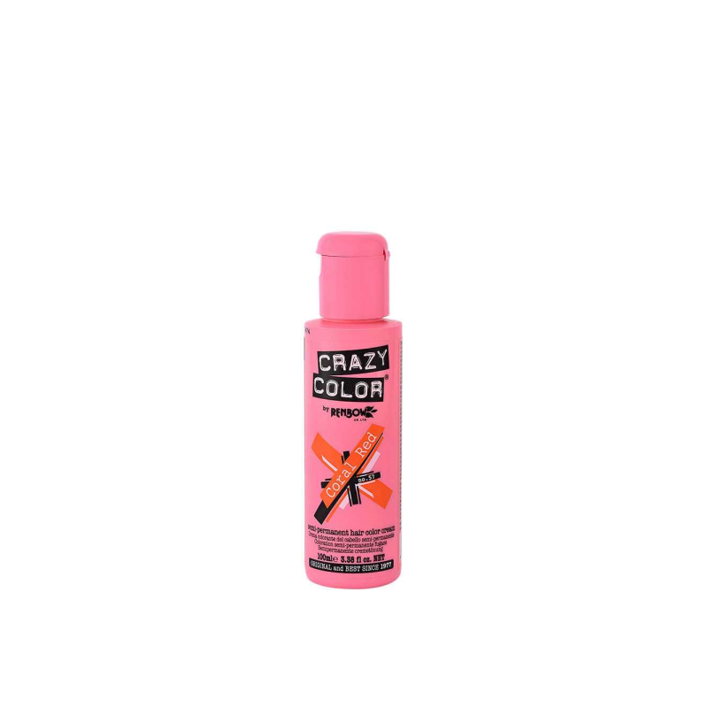 Crazy Color crema colorante semipermanente n. 57 coral red - 100 ml