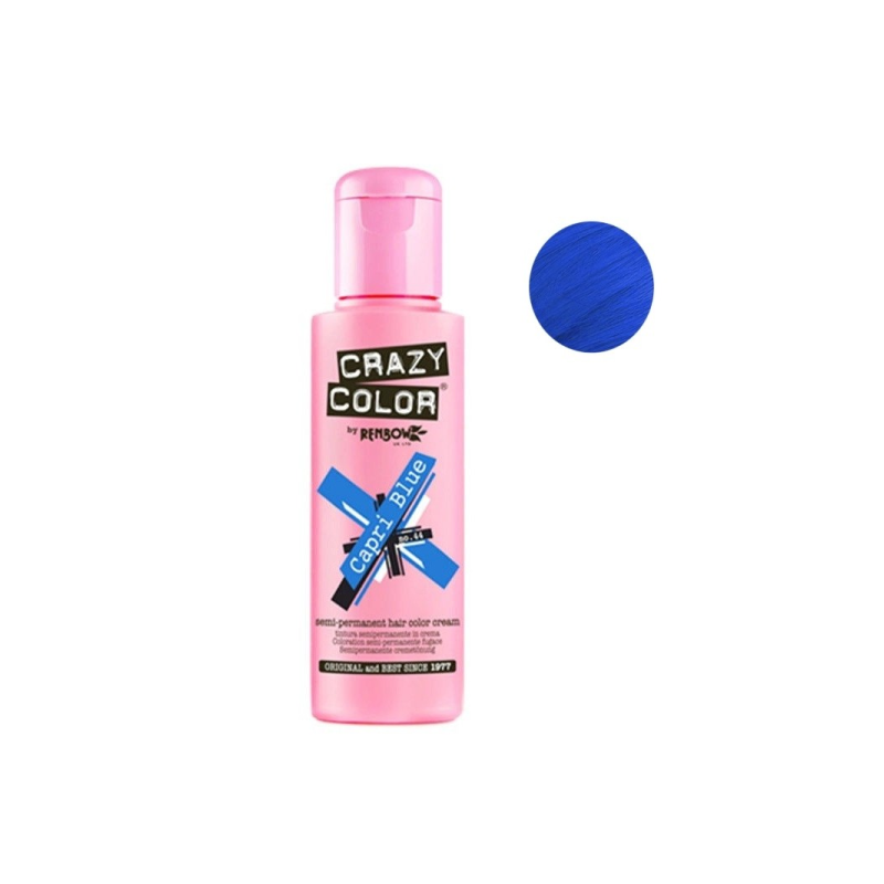 Crazy Color crema colorante semipermanente Capri Blue - 100 ml
