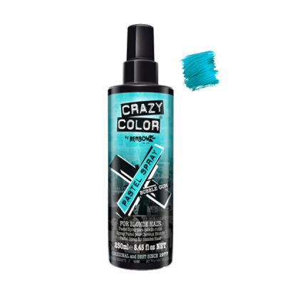 Crazy Color Pastel Spray Bubble Gum 250ml - colore temporaneo spray azzurro pastello