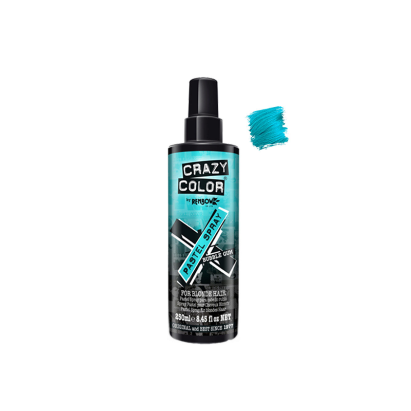Crazy Color Pastel Spray Bubble Gum 250ml - colore temporaneo spray azzurro pastello