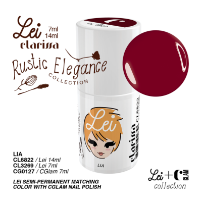 Clarissa smalto semipermanente led e uv cl 3269 Lia - 7 ml