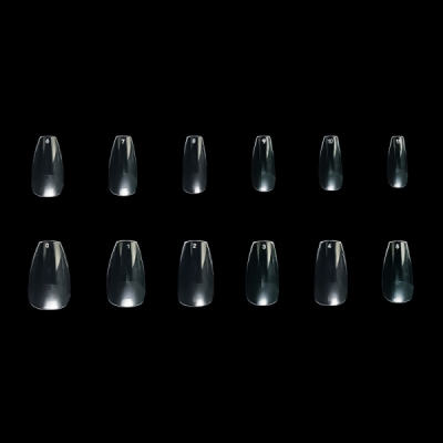 Estrosa nail gel tips forma ballerina corta 12 misure - 240 pezzi