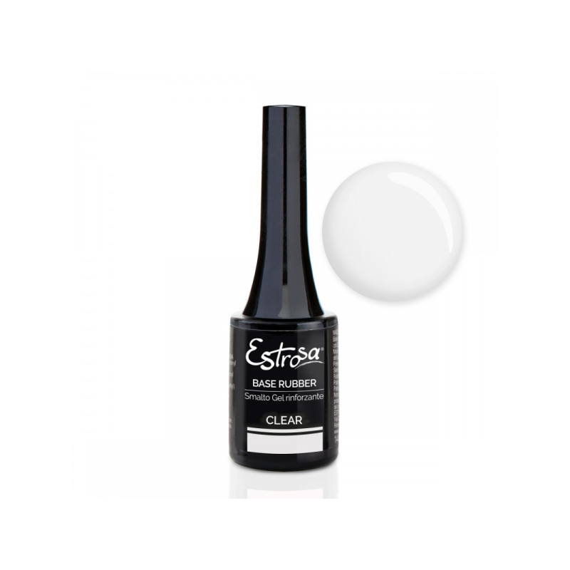 Estrosa base rubber gel rinforzante - clear/ trasparente