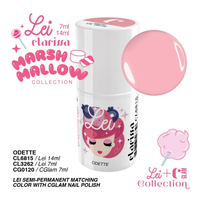 Clarissa lei Odette smalto semipermanente cl 3262 Marshmallow collection - 7 ml