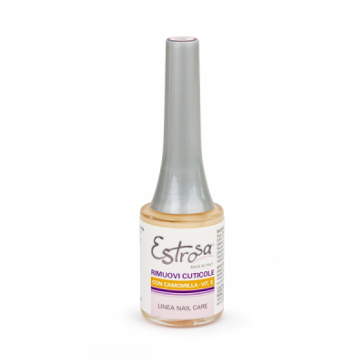 Estrosa rimuovi cuticole camomilla e vitamina E per manicure e pedicure - 15 ml