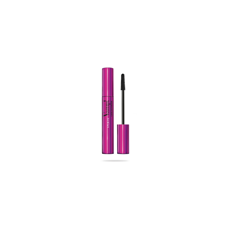 l mascara di Pupa nella versione Extender. Volume estensione 3D. Ciglia amplificate e liftate all’infinito.