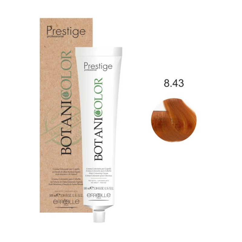 Botanicolor tinta n.8,43  100ml Biondo chiaro rame dorato