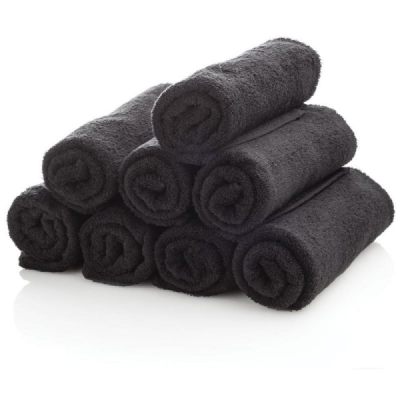 Xanitalia Asciugamano da Barbiere Nero 401.440