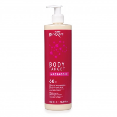 Benexere Body target Massage 68c 500 ml Multivitamin and Moisturizing Massage Cream Nourishing Elasticizing