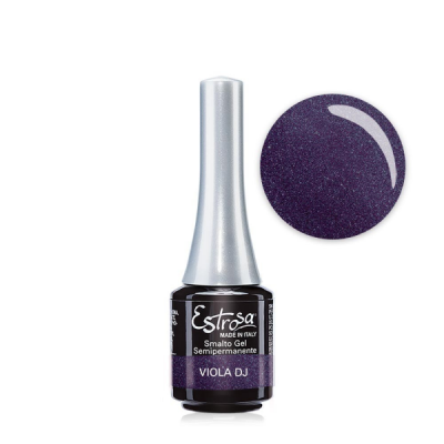 Estrosa smalto gel semipermanente - Viola dj metallic 7 ml