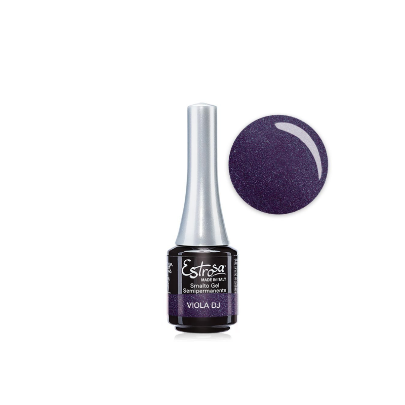 Estrosa smalto gel semipermanente - Viola dj metallic 7 ml