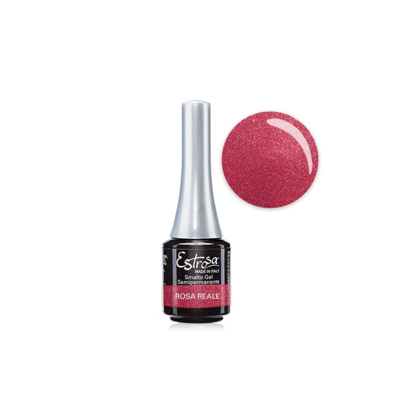 Estrosa smalto gel semipermanente - Rosa reale metallic 7 ml