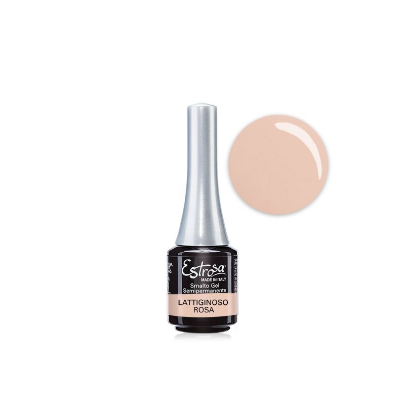 Estrosa smalto gel semipermanente - rosa lattiginoso 7 ml