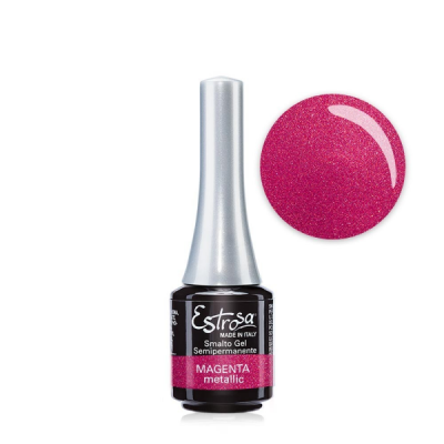 Estrosa smalto gel semipermanente - Magenta metallic 7 ml