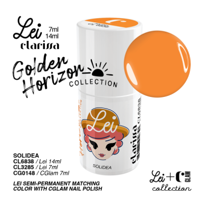 Clarissa Solidea smalto  semipermanente 7ml cl 3285 Golden Orizzon 2024