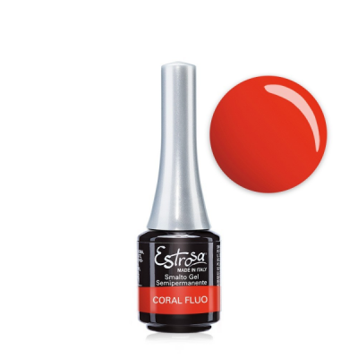 Estrosa smalto gel semipermanente - Coral Fluo 7 ml