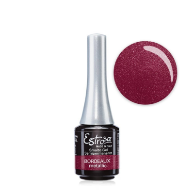 Estrosa smalto gel semipermanente - Bordeaux metallic 7 ml