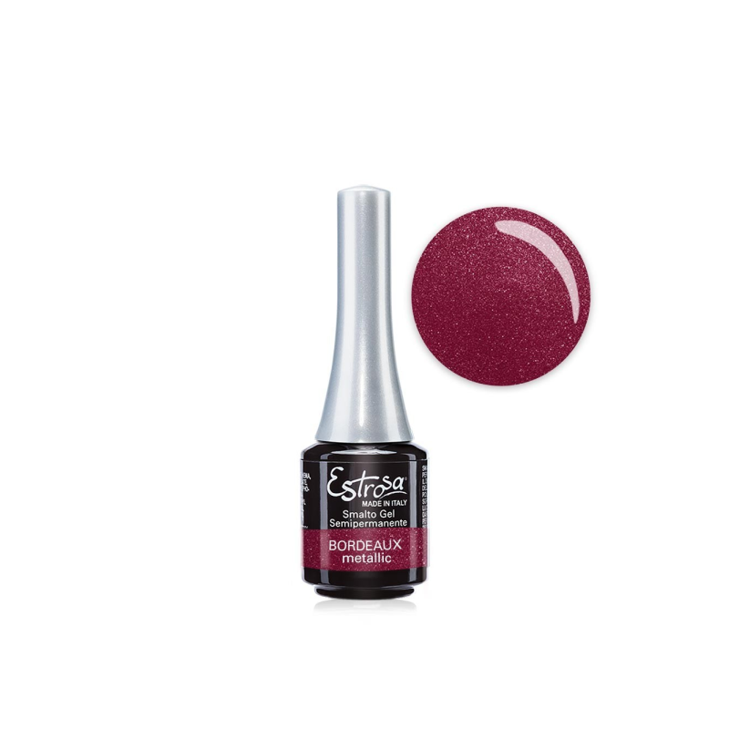 Estrosa smalto gel semipermanente - Bordeaux metallic 7 ml