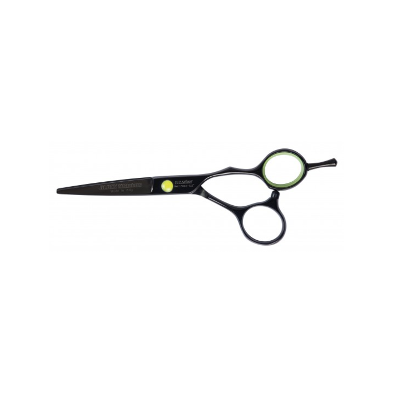 Muster Black Titanium forbice taglio rasoio 5,5