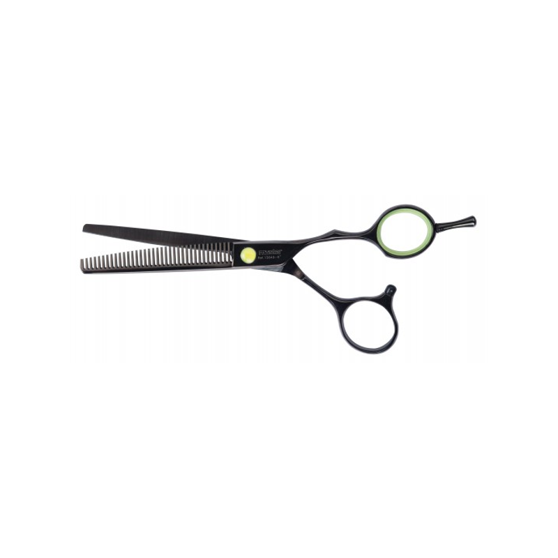 Muster Forbice sfoltire n. 6  cod.15649 BLACK TITANIUM