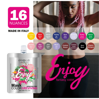 Enjoy mask color & reviving verde 200 ml