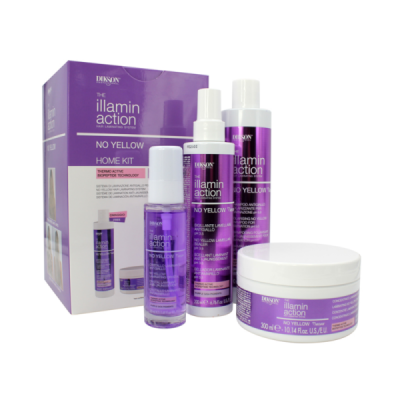 Dikson The Illaminaction - No Yellow perfetto per ottenere capelli sani e corposi dai riflessi biondi freddi sublimi.