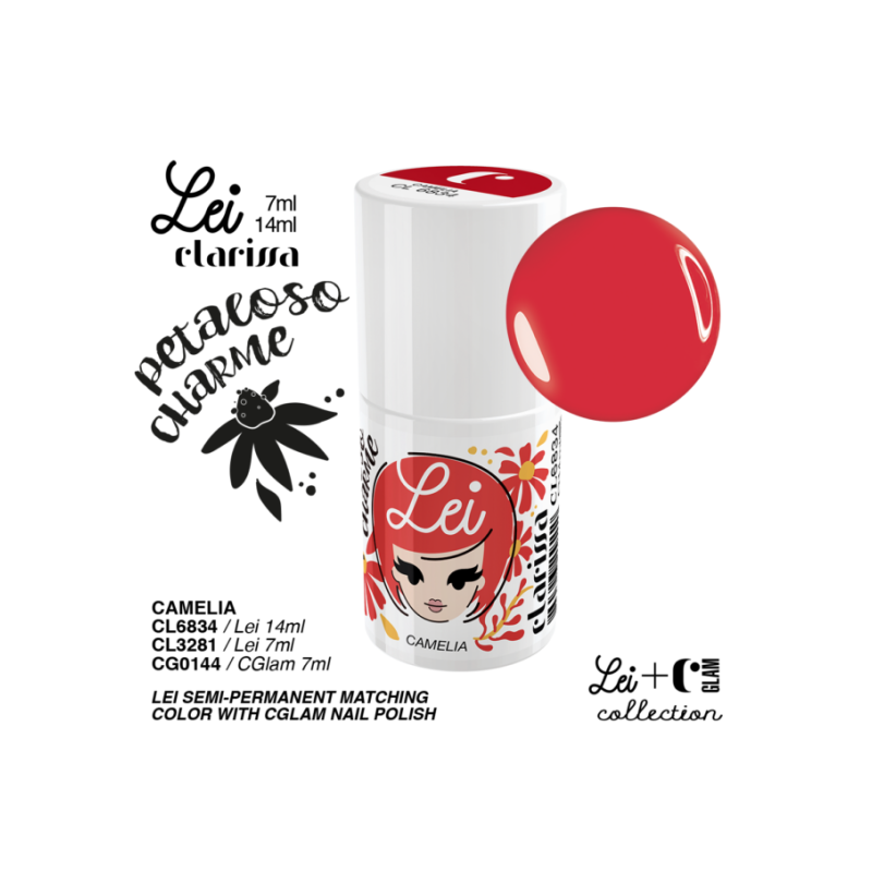 Clarissa Lei Camelia Smalto Semipermanente CL 6834 - 14 ml (Petaloso Charm Spring 2024)
