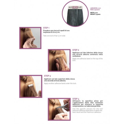 Socap SoHair extension adesive 50-55 cm 6 pezzi - Colore 140 Biondo Ultra Dorato