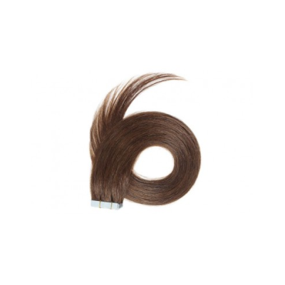 Socap SoHair Extension Adesive 50-55 Cm 6 Pezzi - Colore 6 Castano Chiaro