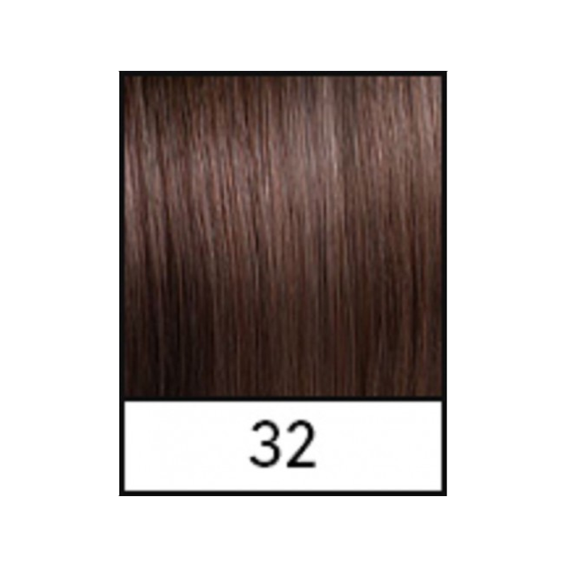 Socap Extension Adesive capelli naturali 50-55 cm 6 pezzi - coloro 32 Castano Mogano
