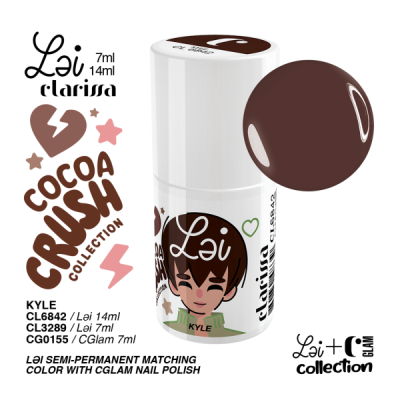 Clarissa Kyle smalto  semipermanente 7ml cl 3289 Crush Cocoa 2024