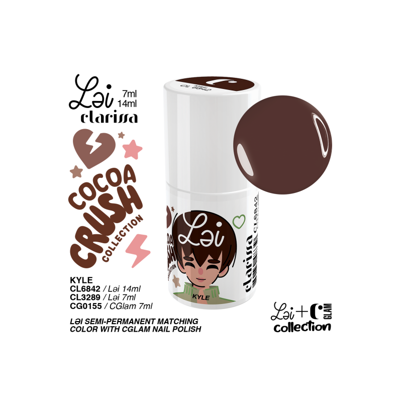 Clarissa Kyle smalto  semipermanente 7ml cl 3289 Crush Cocoa 2024