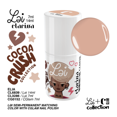 Clarissa Lei smalto semipermanente Cocoa Crush 2024 - Elia 7 ml