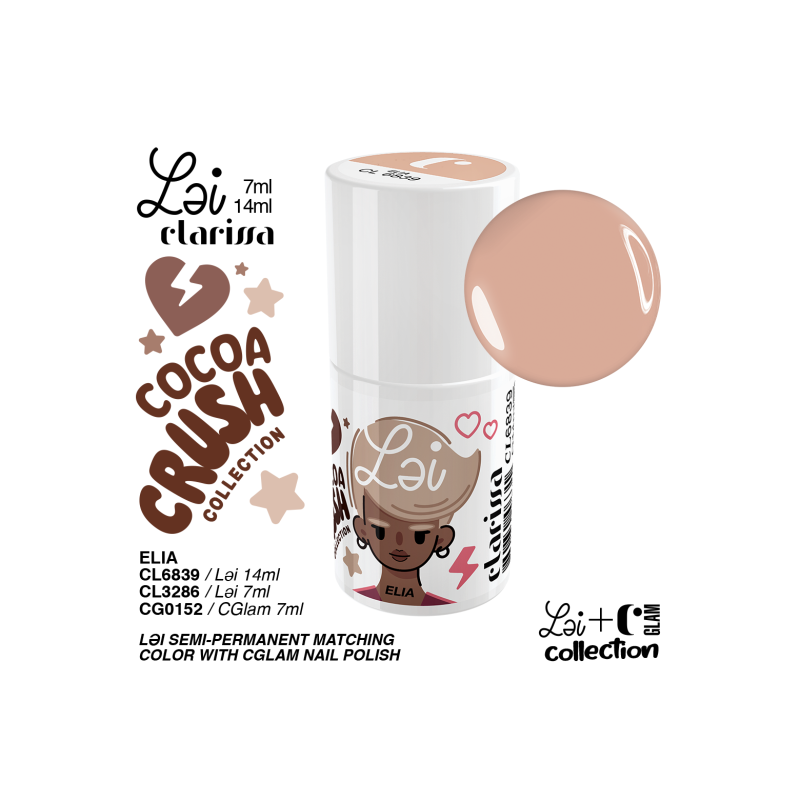 Clarissa Lei smalto semipermanente Cocoa Crush 2024 - Elia 7 ml