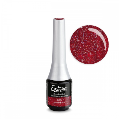 Estrosa smalto semipermanente Glitter Flash - Red 7 ml
Colore rosso - glitter luminoso