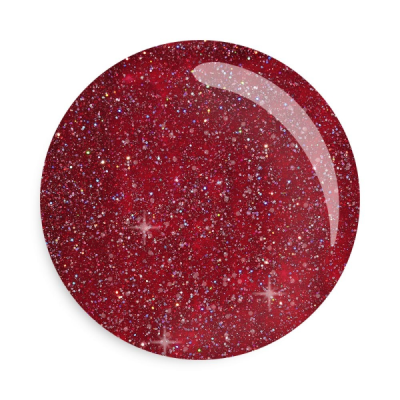SMALTO GEL HT/F 7ML RED glitter flash