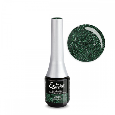 Estrosa smalto semipermanente Glitter Flash - Green 7 ml
Colore verde - glitter luminoso
