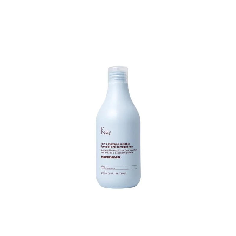 Kezy Macadamia Shampoo per Capelli Fragili e Danneggiati 375ml