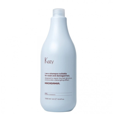 Kezy Macadamia shampoo per capelli deboli o danneggiati - 1000 ml