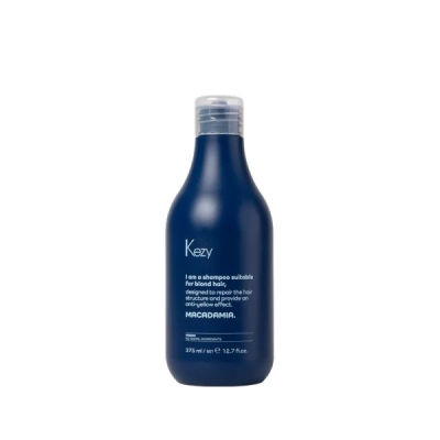 Kezy Macadamia No Yellow Shampoo per capelli biondi - 375 ml